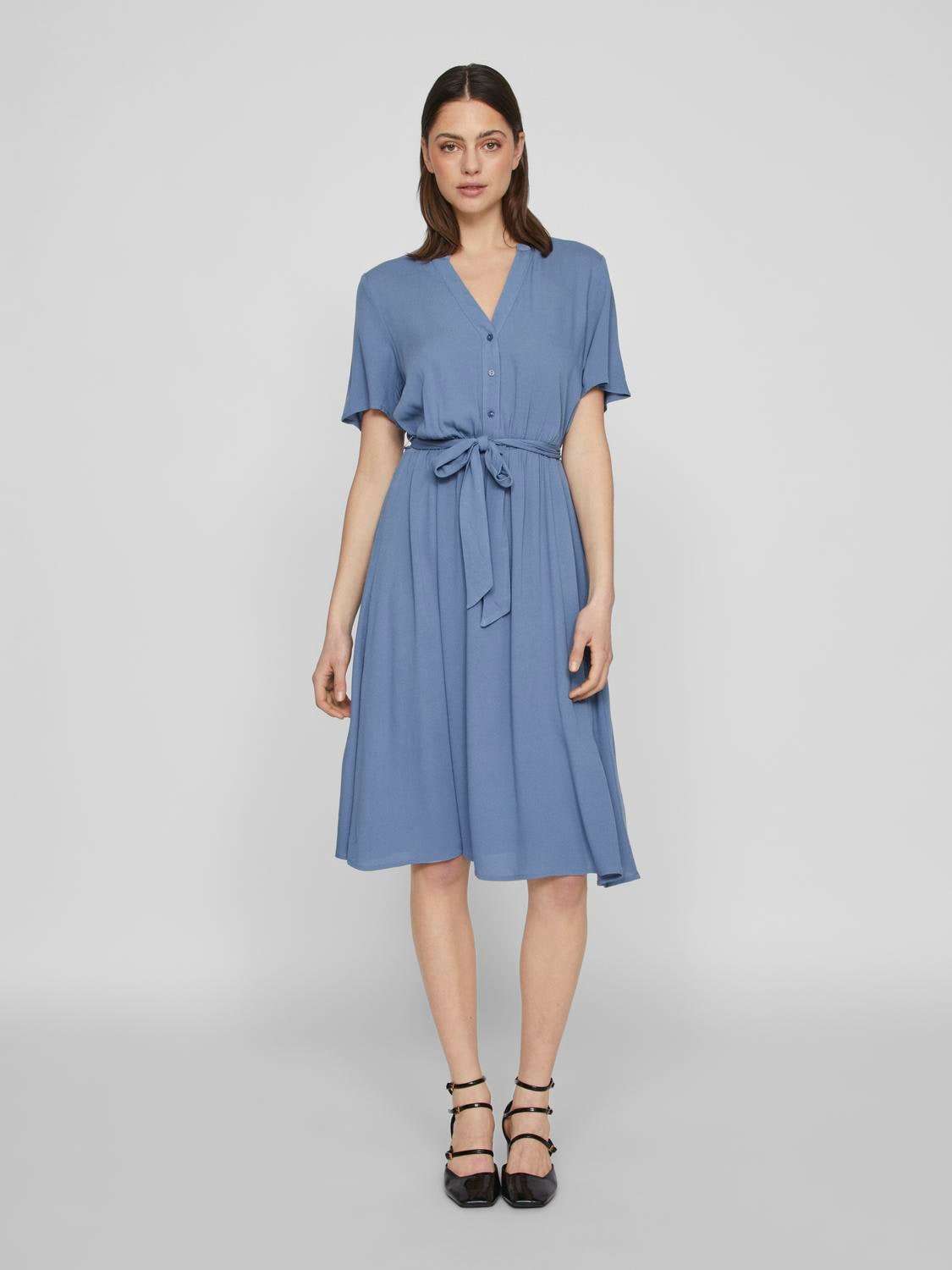 Платье-рубашка VIMOASHLY S/S MIDI DRESS - NOOS