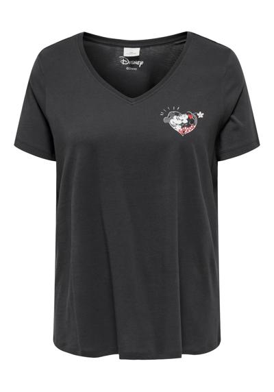 Рубашка с коротким рукавом с принтом Микки и Минни Маус CARMICKEY CHESTPOPS S/S V-NECK TEE LCS