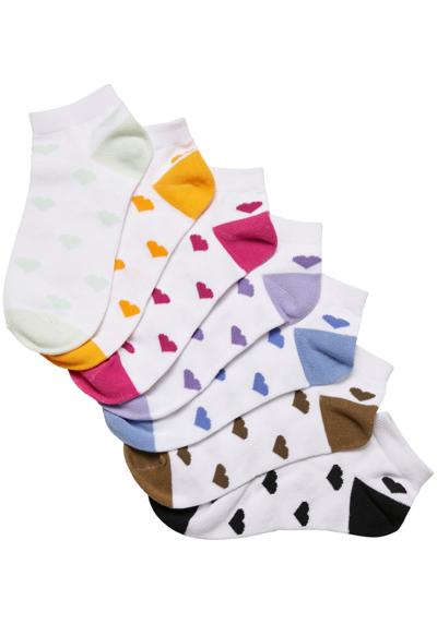 Базовые носки»Urban Classics Unisex Recycled Yarn Heart Sneaker Socks 7-Pack«