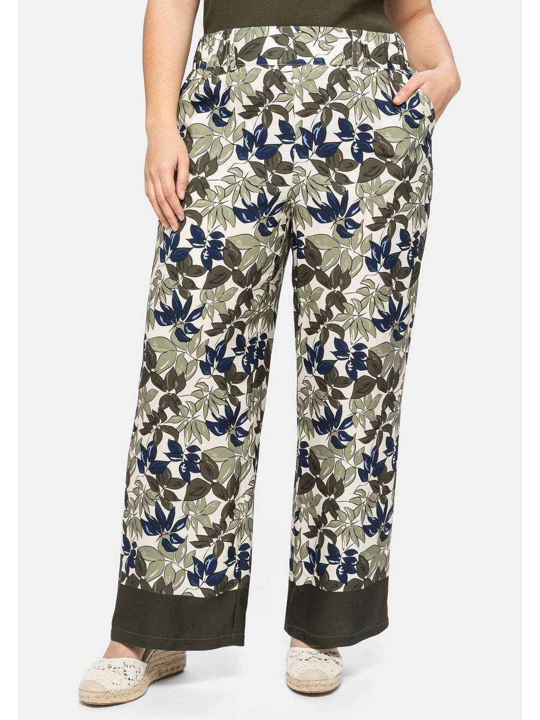 Брюки без застежки Große Größen