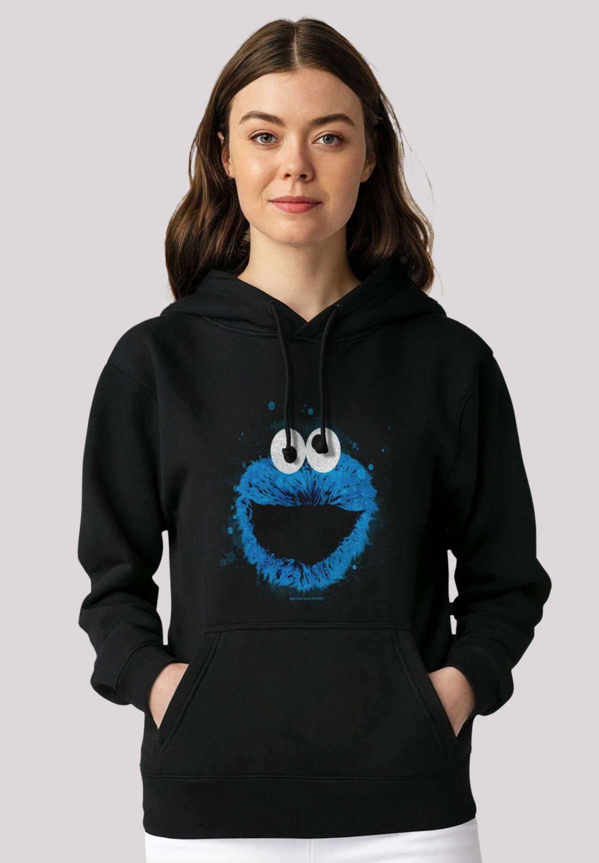 Толстовка с капюшоном Sesamstra?e Cookie Monster Watercolor