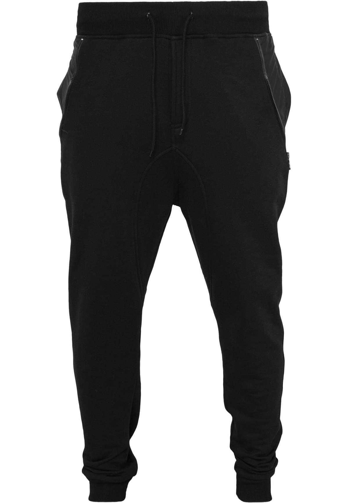 Тканевые брюки Urban Classics Herren Side Zip Leather Pocket Sweatpant