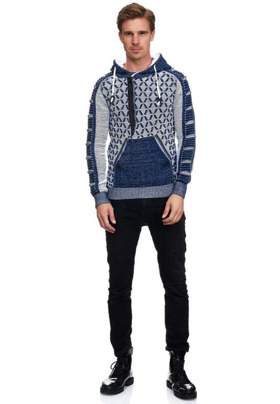 синий-белый