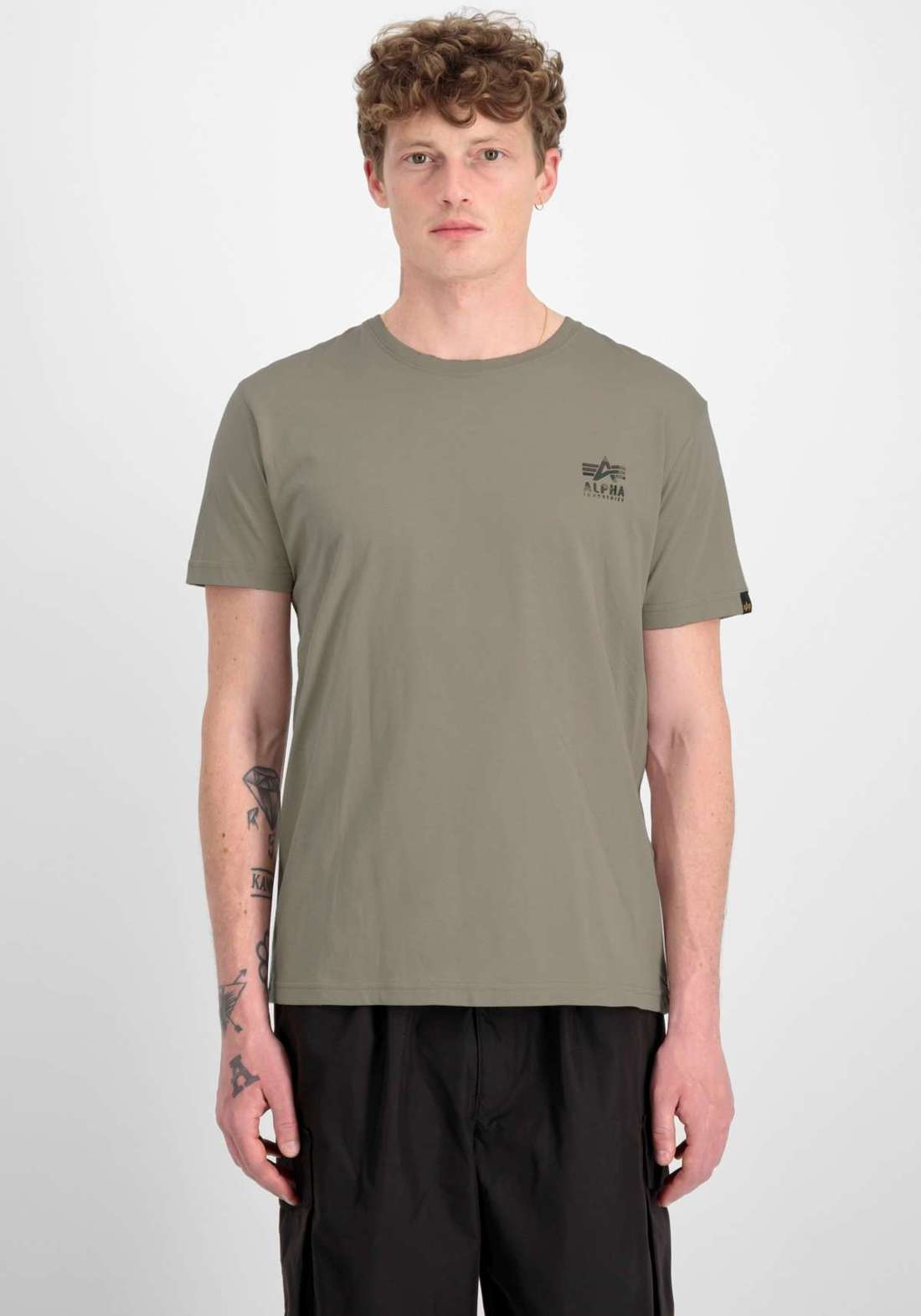 рубашка с круглым вырезом Camo Logo Puff Print BP T