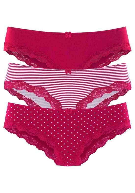 красный-в полоску, однотонный, в горошек