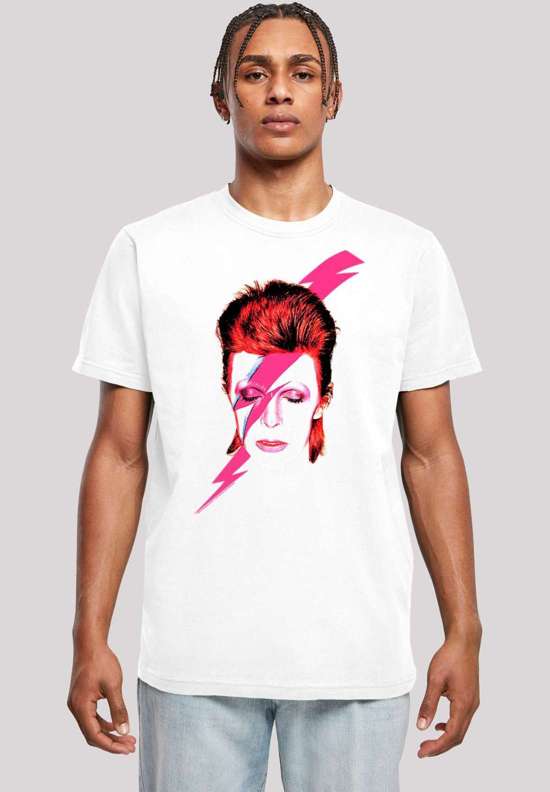 футболка David Bowie Aladdin Sane Lightning Bolt