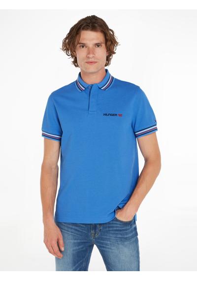 Рубашка-поло с контрастными деталями CONTRAST GLOBAL STRIPE REG POLO