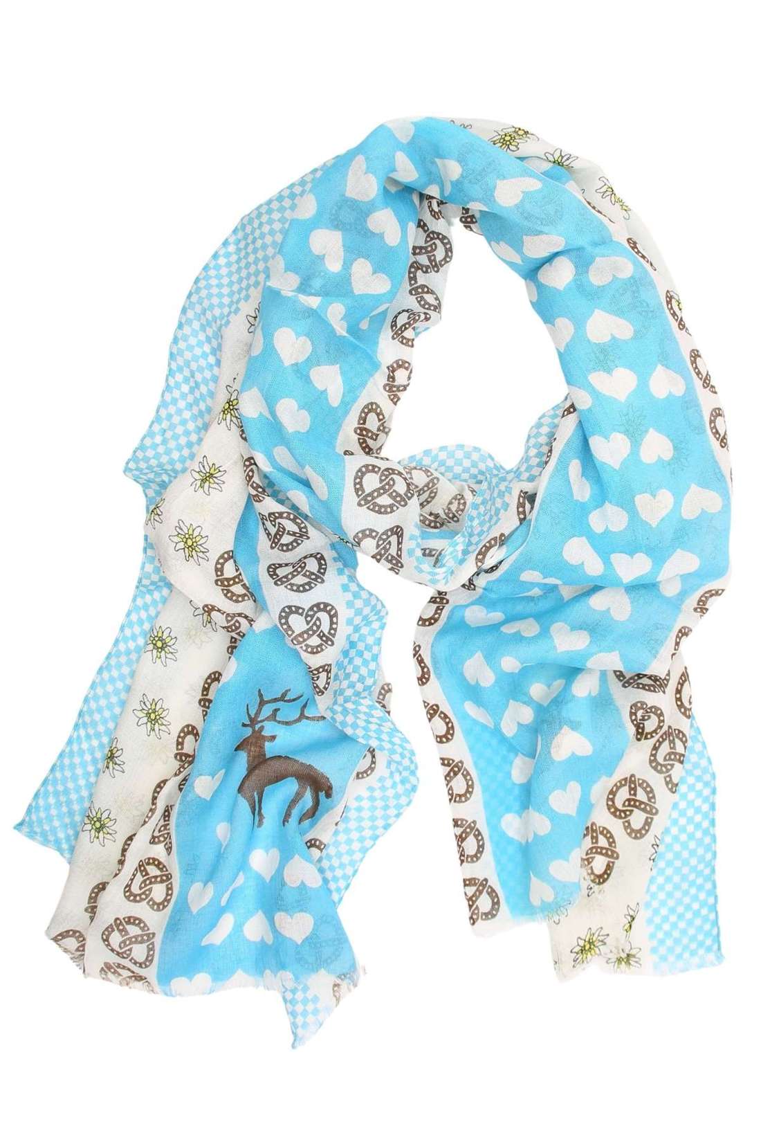 Шарф с цветами Herzerl