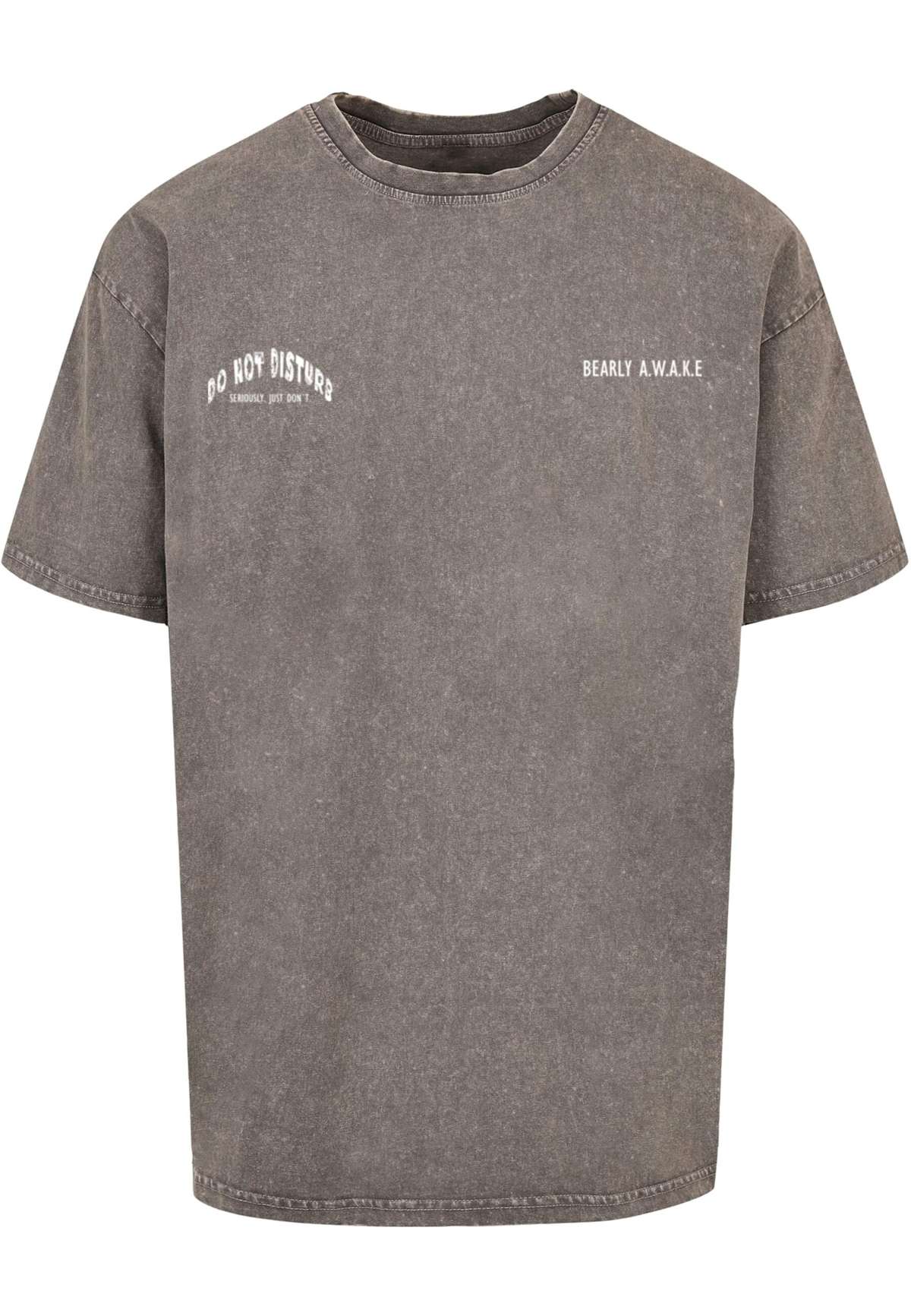 футболка»Herren Barely Awake Acid Washed Heavy Oversized Tee«