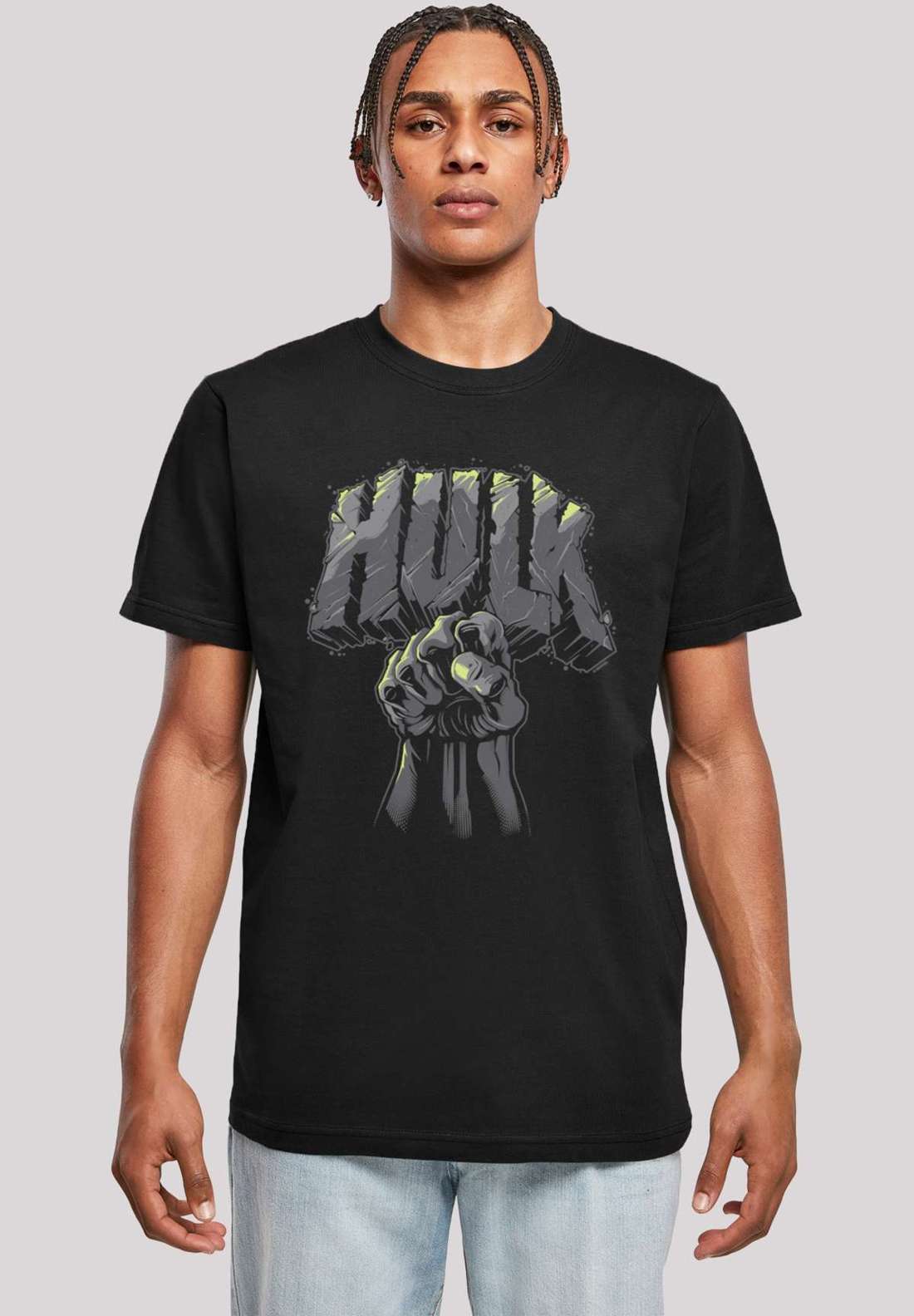 футболка T-Shirt `Marvel Hulk Punch Logo`