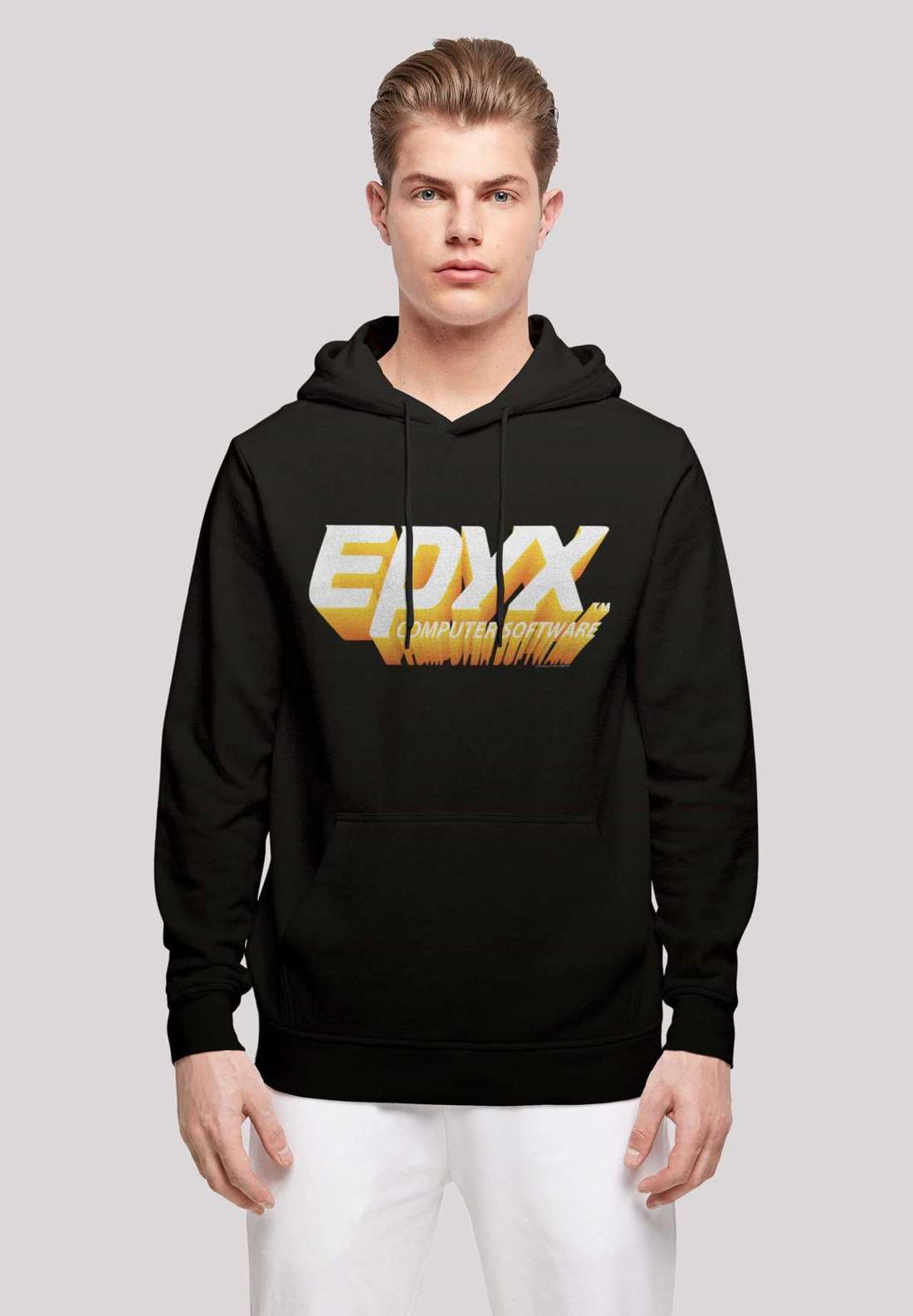 Толстовка с капюшоном Retro Gaming EPYX Logo 3D