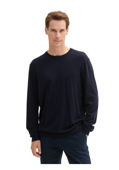 knitted navy melange