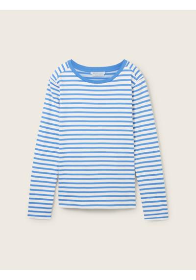 white mid blue stripe