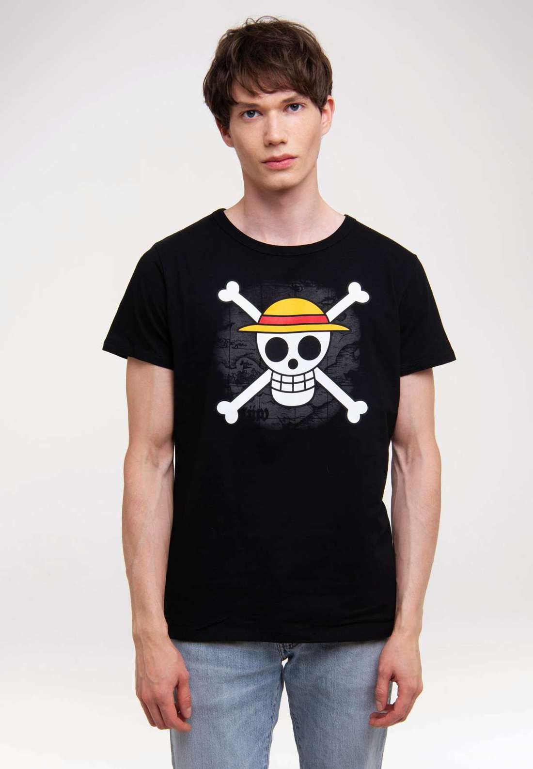 Футболка с лицензионным принтом One Piece - Skull