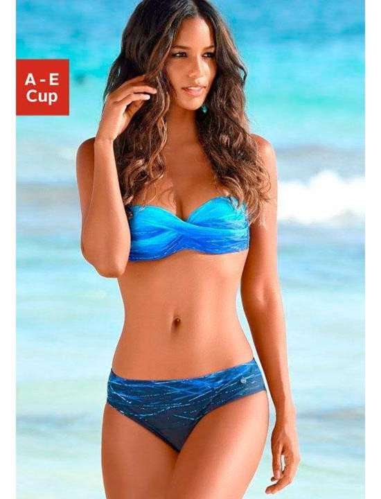 синий с рисунком