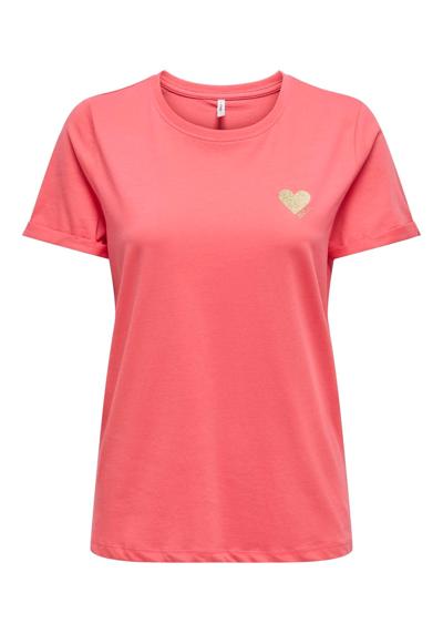 Dubarry Print:Gold glitter heart