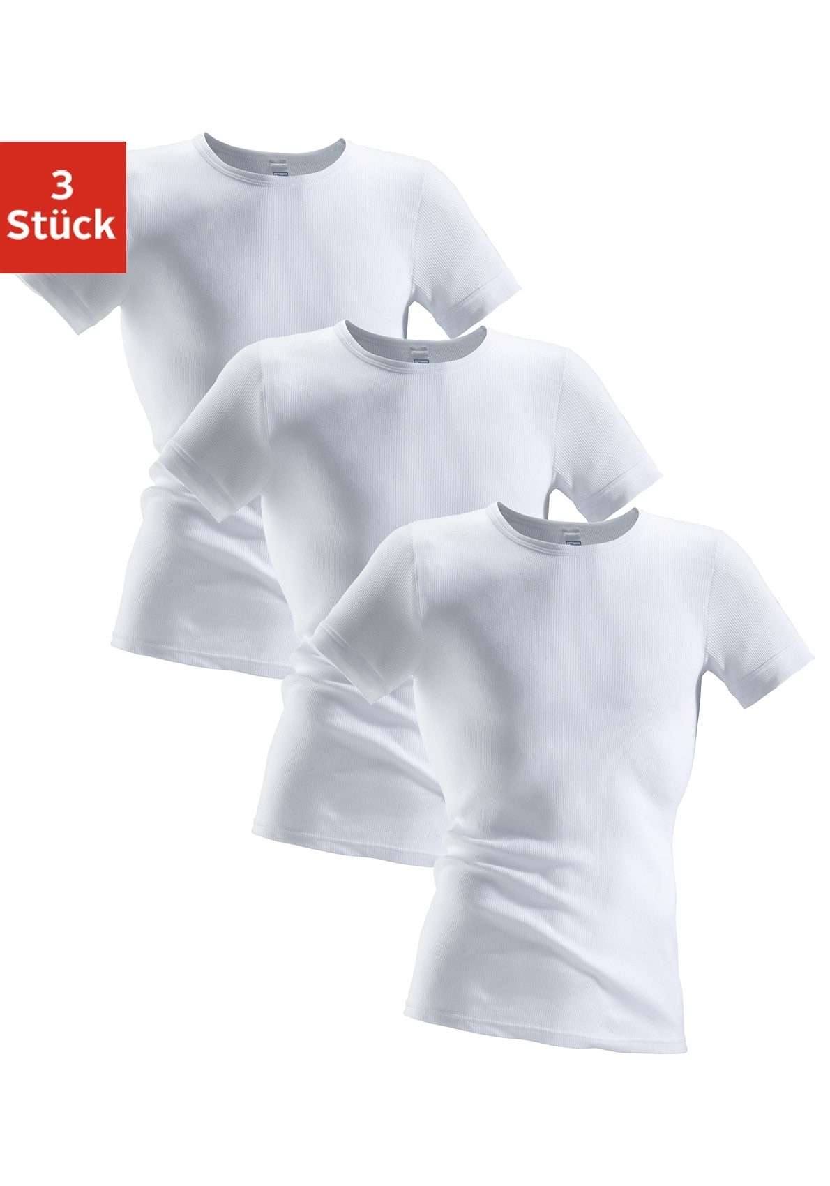 Майка, (3 шт.), из двойной резинки, футболка, майка, футболка с короткими рукавами