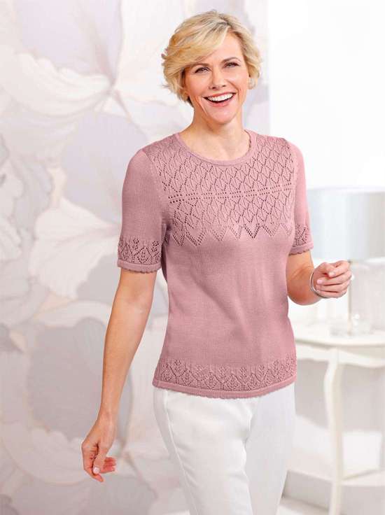 Ажурный свитер Pullover