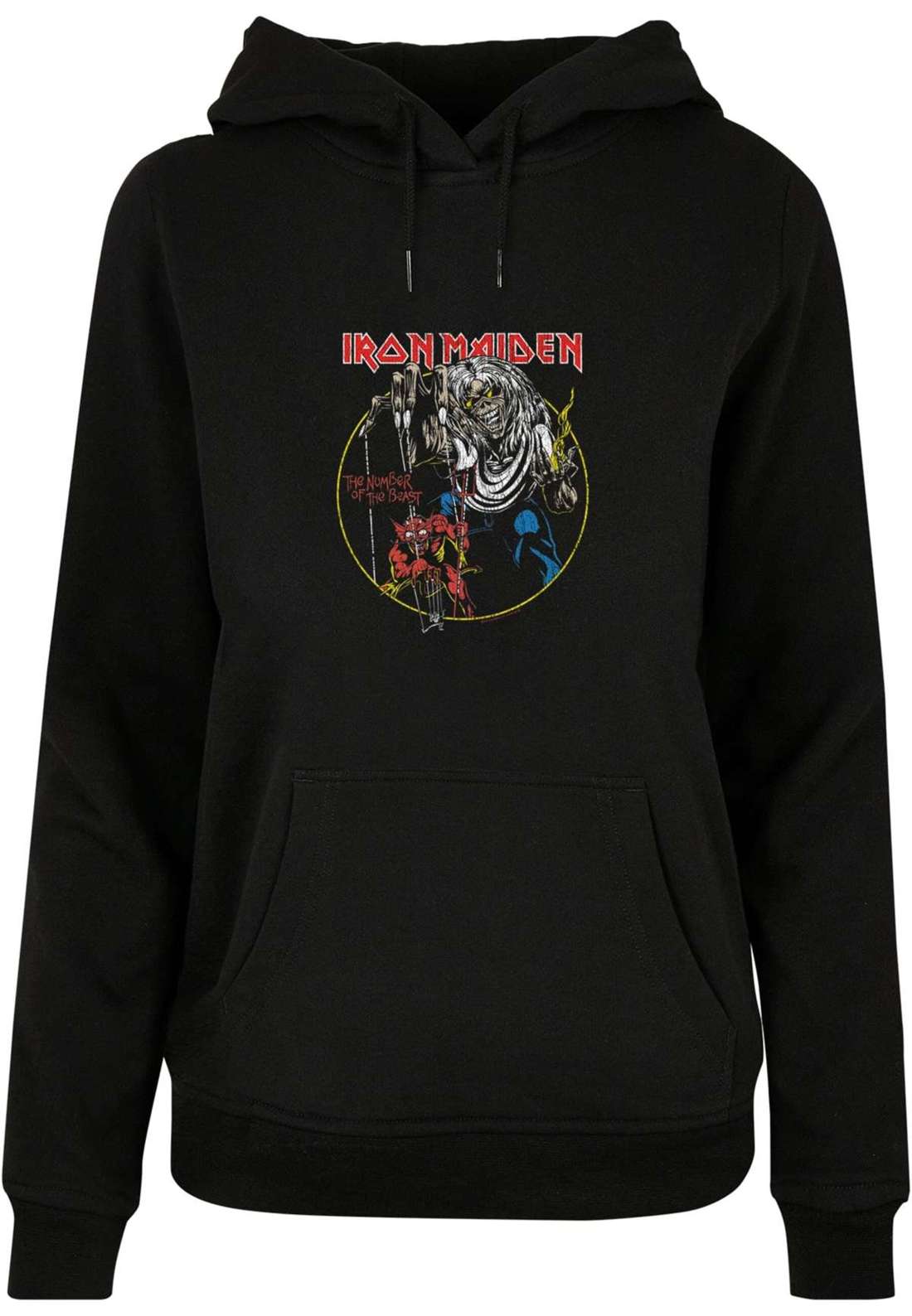 Толстовка с капюшоном Damen Ladies Iron Maiden - Colours Circle Basic Hoody