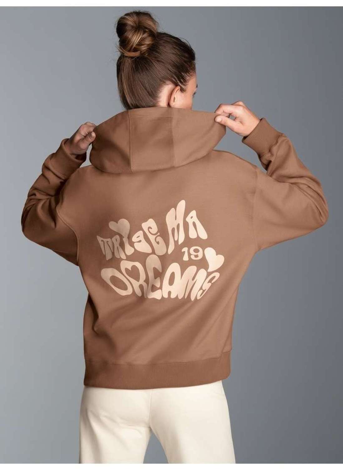 толстовка TRIGEMA Hoodie mit großem Rückenprint