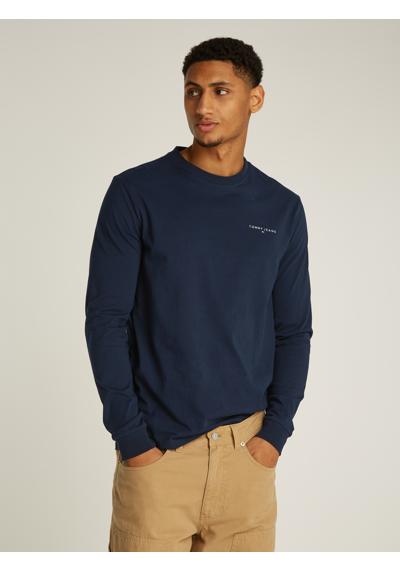 Однотонная рубашка с длинными рукавами TJM SLIM LINEAR CHEST LS TEE EXT