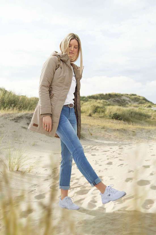beige (winterjacke aus nachhaltigem material)