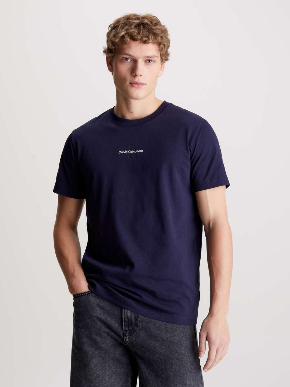Футболка с надписью-логотипом MONOLOGO REGULAR TEE