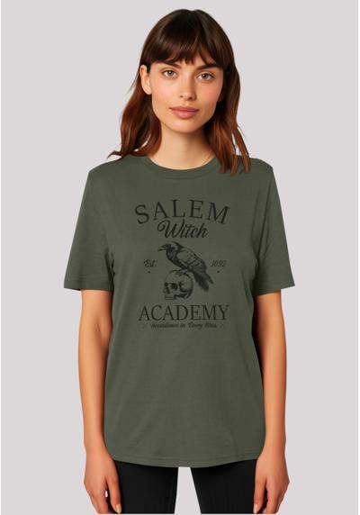 футболка Halloween University Salem witch crow skull