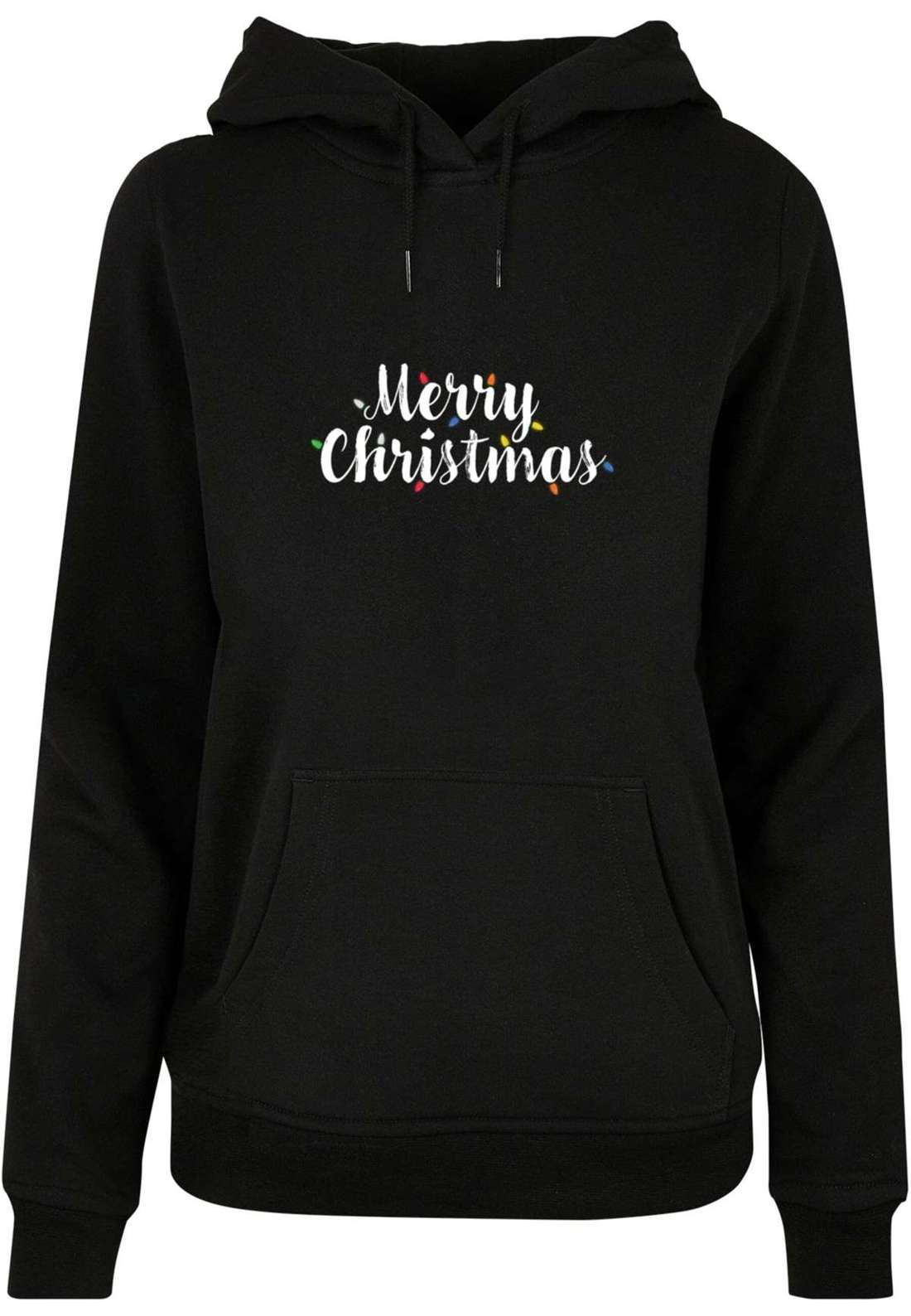 Толстовка с капюшоном Damen Ladies Merry Christmas Lights Basic Hoody