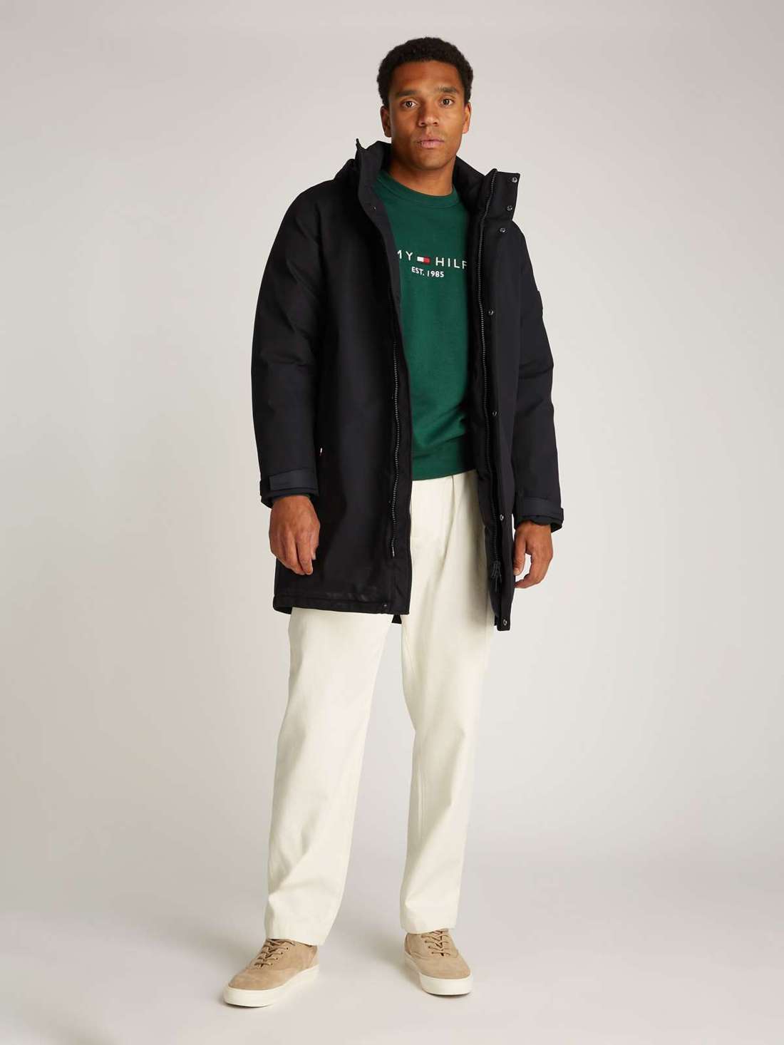 Длинное пальто TECH PADDED PARKA
