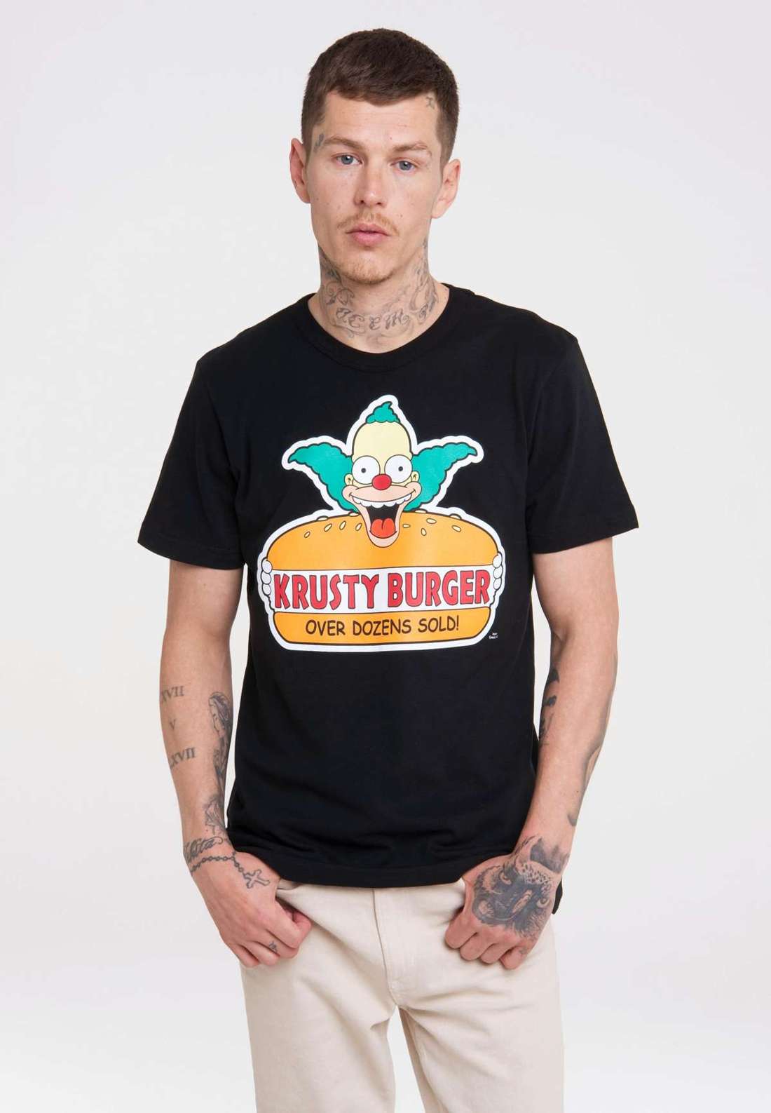 Футболка с лицензионным оригинальным дизайном Simpsons - Krusty Burger