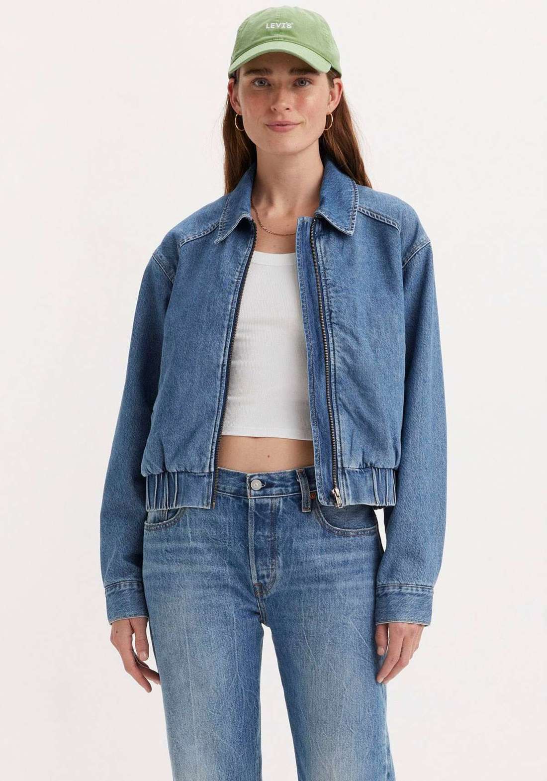 Джинсовая куртка INGRID SHRUNKEN JACKET