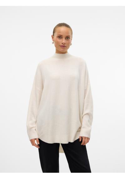 Вязаный свитер VMPLAZA LS HIGHNECK LONG PULLOVER GA BOO