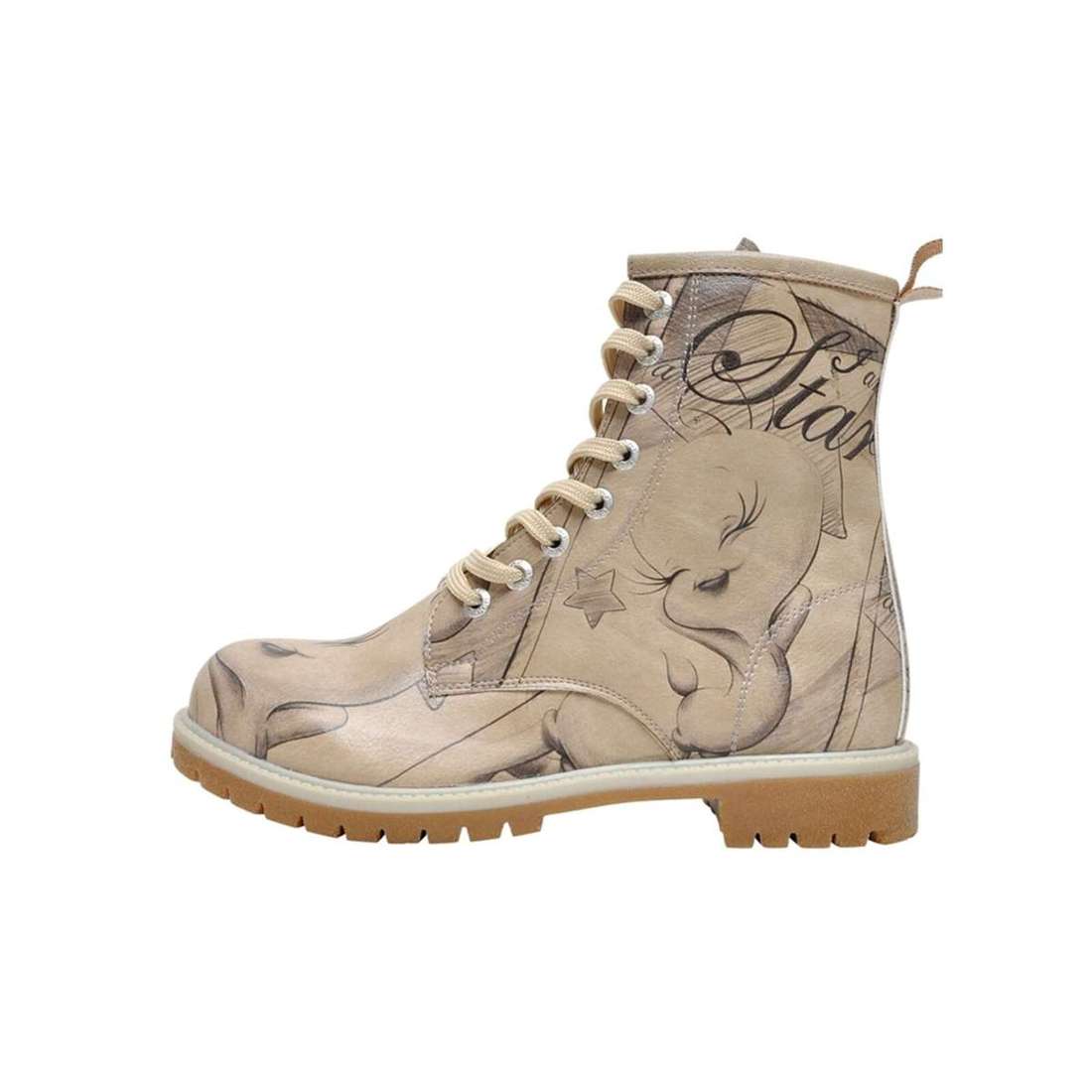 ботинки на шнуровке Damen Wb Long Boots Tweety With Roses 36 farbig Vegan Damen Boot
