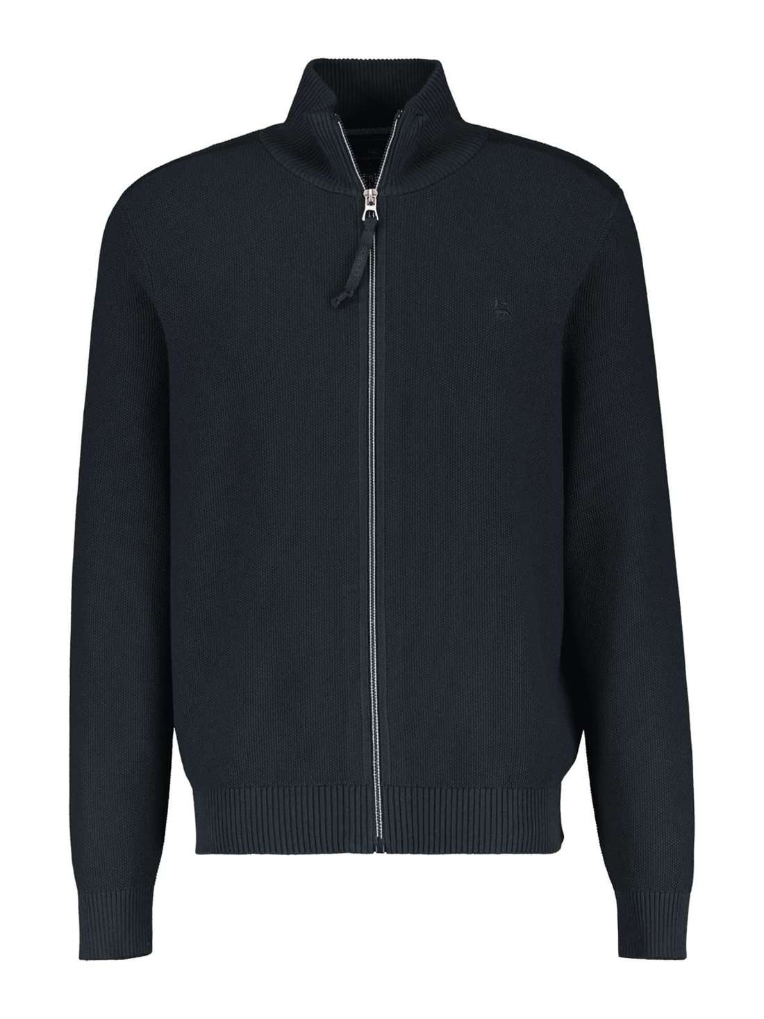 Кардиган LERROS Leichte Strickjacke für Herren mit schmaler Rippstruktur