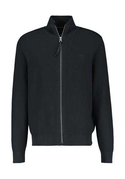 Кардиган LERROS Leichte Strickjacke für Herren mit schmaler Rippstruktur