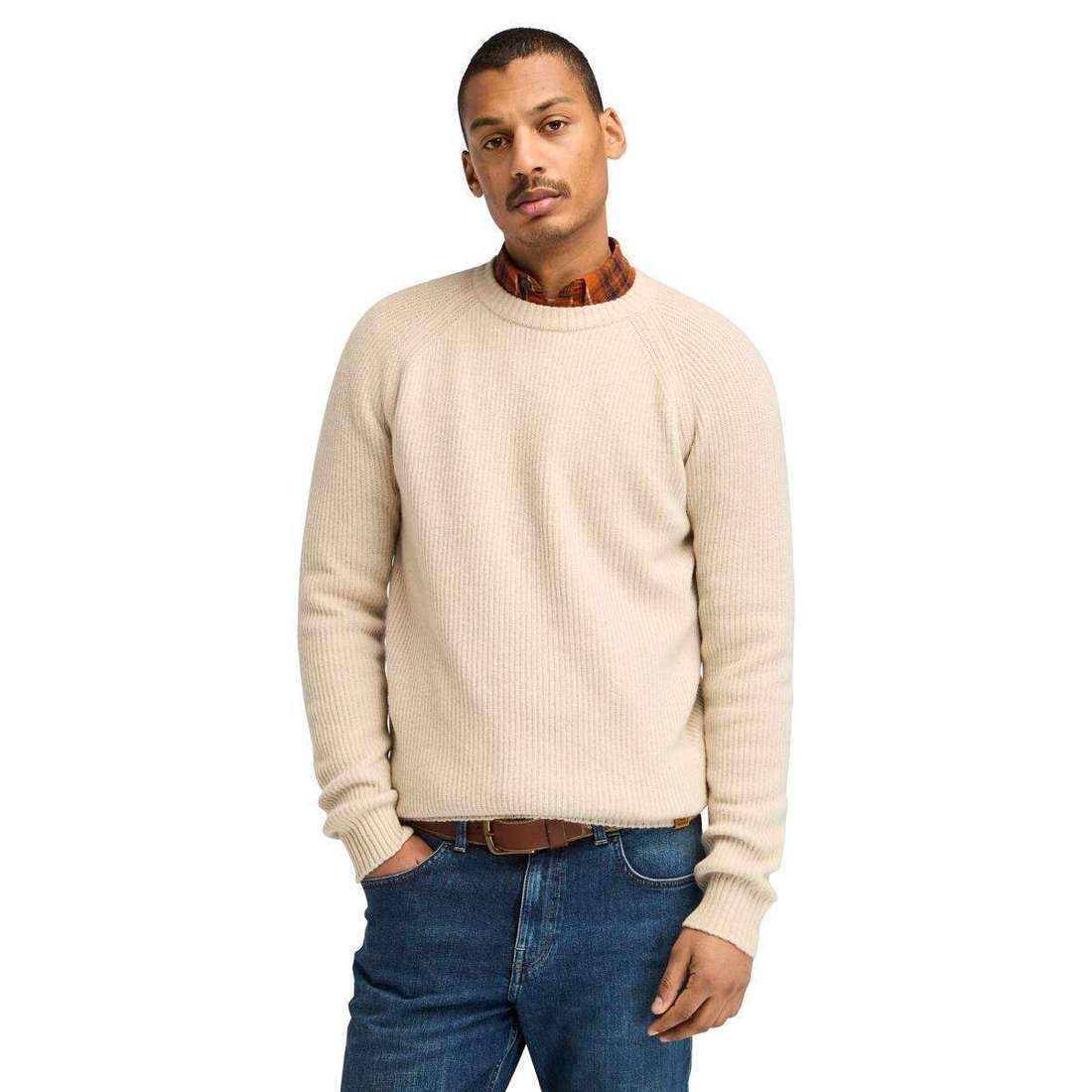 Вязаный свитер RagLan SLeeve Crew Neck Sweater
