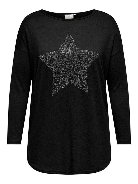 Black Detail:Melange + stud star