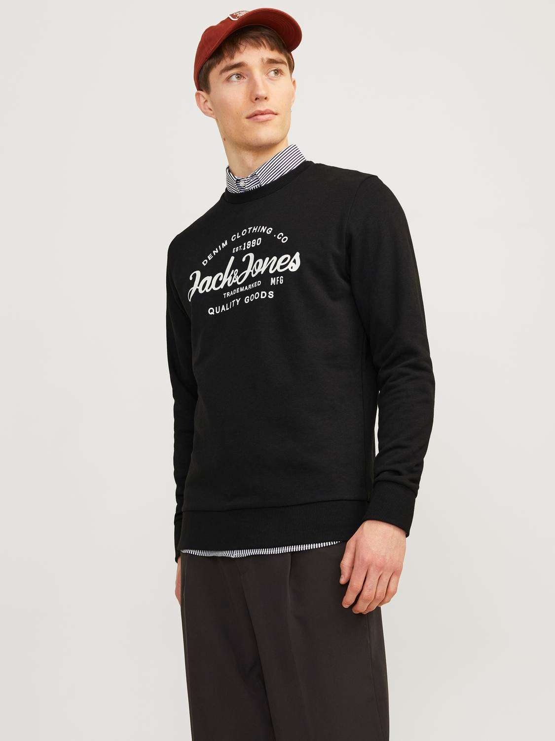 толстовка JJFOREST SWEAT CREW NECK