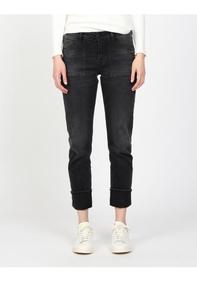 worn black wash