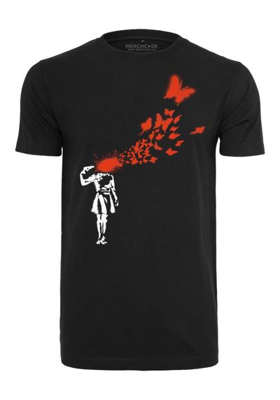 футболка Herren Brandalised - Banksy´s Graffiti Butterfly Tee