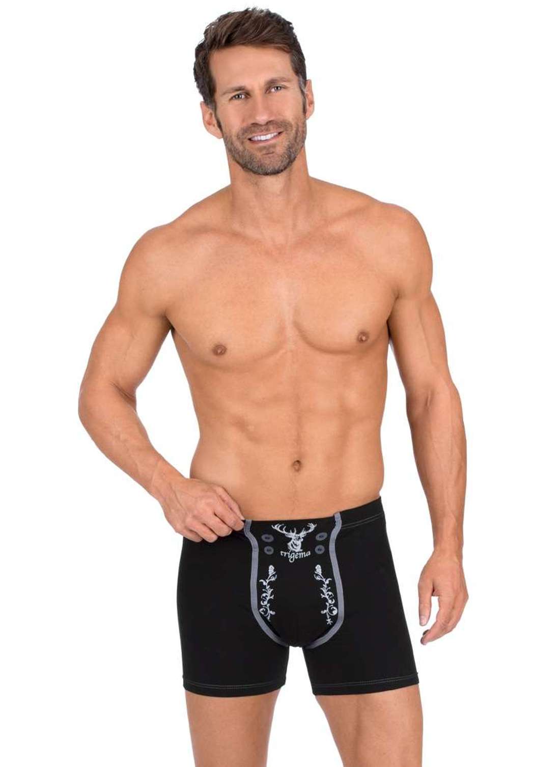 боксер TRIGEMA Pants mit Hirsch