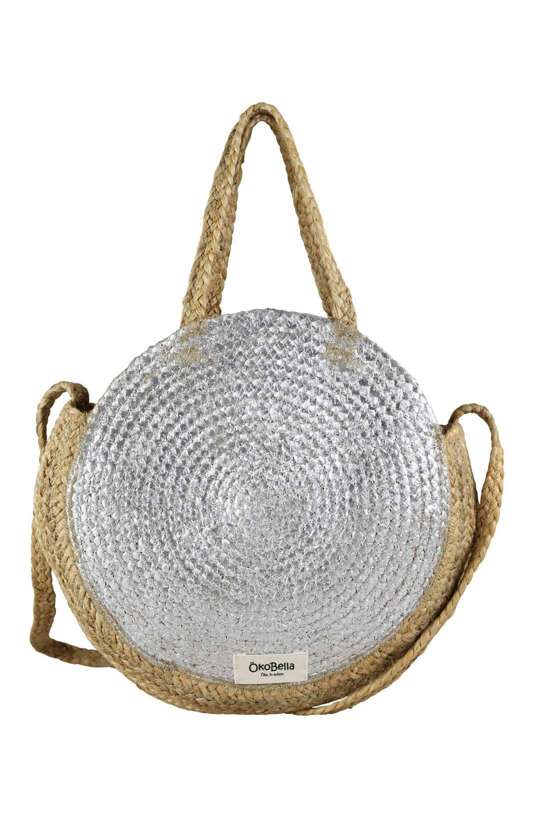 Сумка через плечо с серебряным принтом Aida