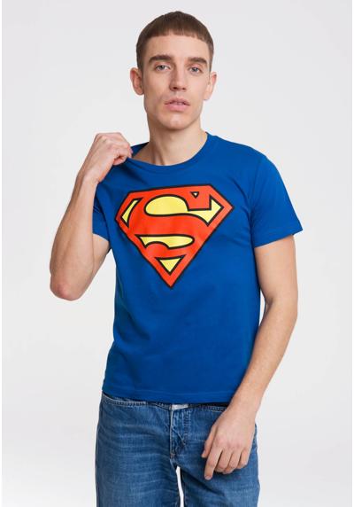 Футболка с крутым принтом спереди SUPERMAN - LOGO