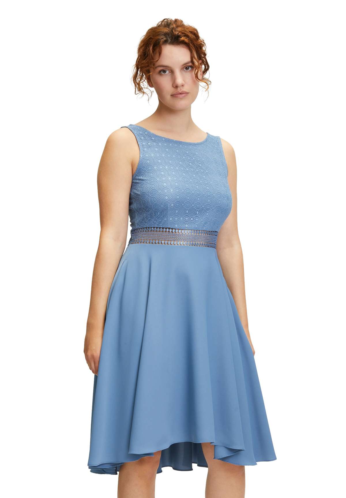 вечернее платье Abendkleid mit Spitze