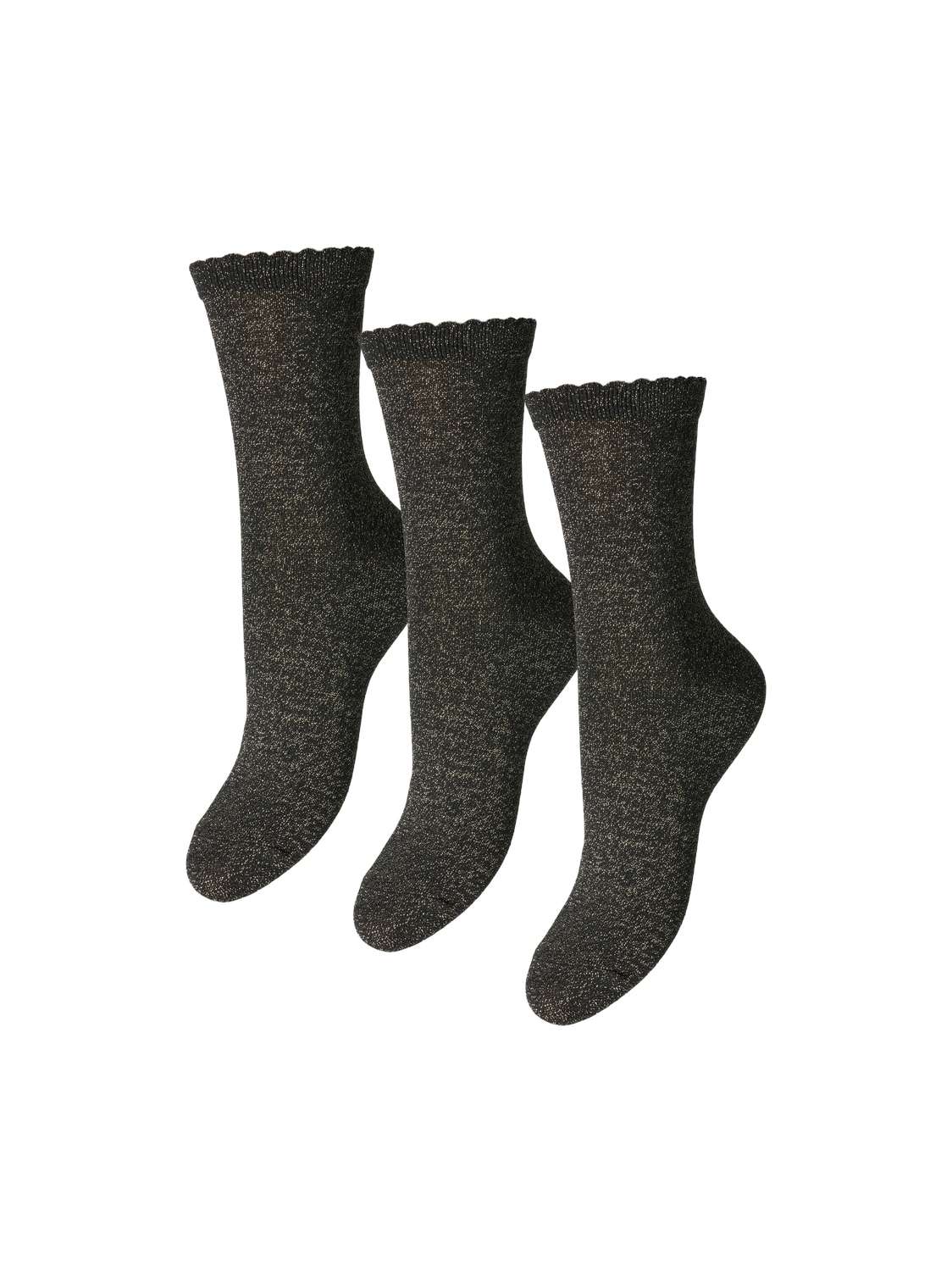 Носки »PCSEBBY GLITTER LONG 3-PACK SOCKS NOOS«