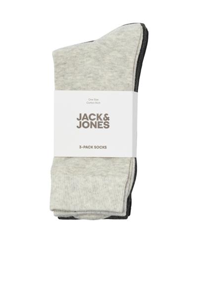 Black Pack:Dark Grey Melange - Light Grey Melange