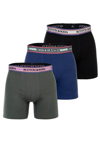 Боксеры Boxershort Solid Cotton Stretch 3er Pack