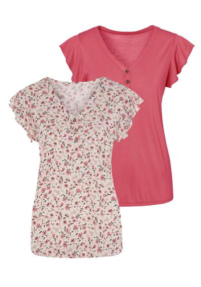 Блузка-рубашка, (упаковка, 2 шт.), с короткими рукавами