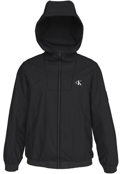 Куртка для отдыха на открытом воздухе с капюшоном и логотипом Calvin Klein.